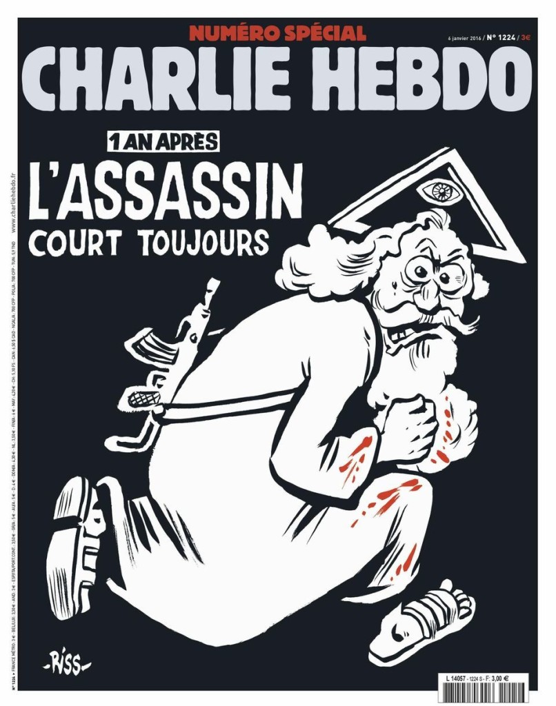 charlie hebdo dio copertina